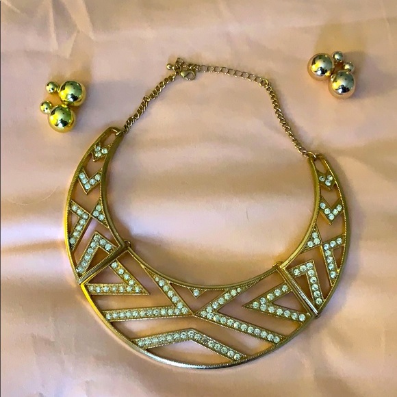 SOLD - Necklace and earrings set - Picture 1 of 2